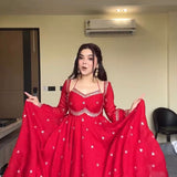 Reddis Charm Georgette Anarkali Gown