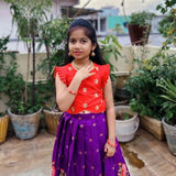 Kalamkari Kids Lahenga Choli