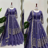 Designer Simmer Silk Top Lehenga