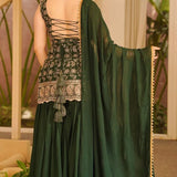 Blooming Embroidered Top Sharara