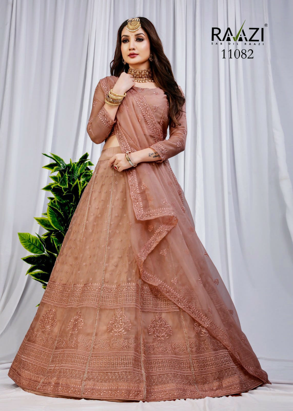 Designed Party and Reception wear Lehengacholi