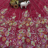 Stunning Silk Embroidered Wedding Lehenga