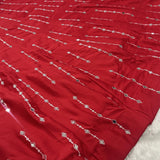 Beautiful Pink Malay Satin Lehenga