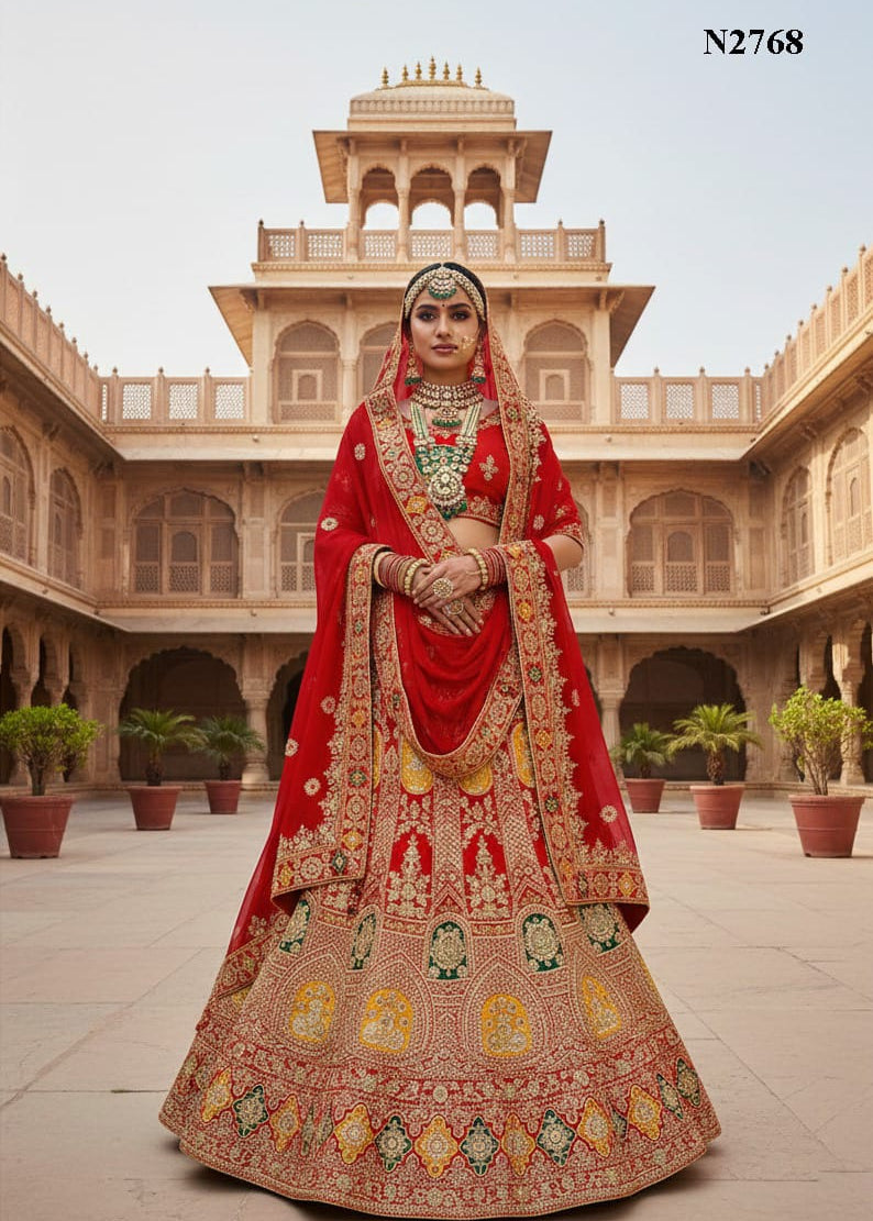 Mahotsav Elegance Premium Velvet Lehenga