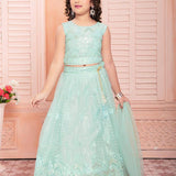 Heavy Soft Net Kids Lehenga Choli