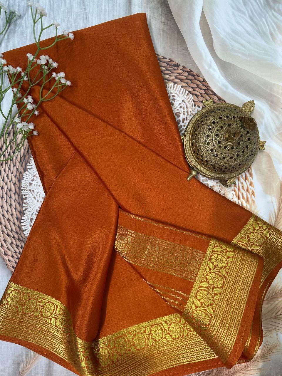 Beautiful Mysore Zari Silk Saree