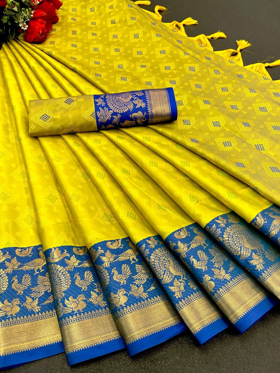 Pure Soft Kanchivaram Silk  Saree