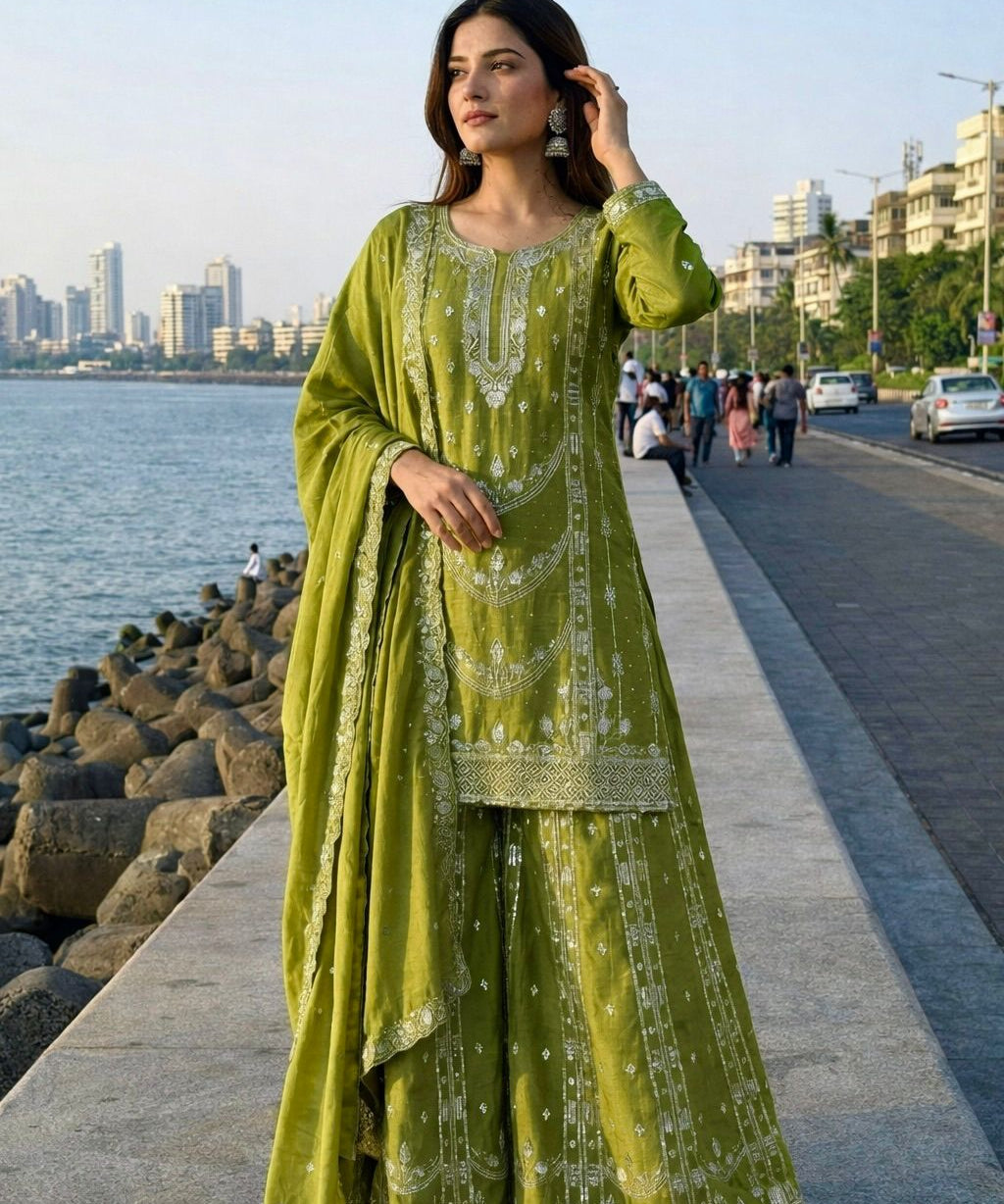 Eid Special Pakisatni Embroidered Suit