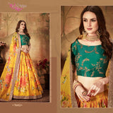 Heavy Premium Flower Print Lehenga