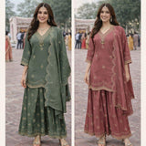 Aza Premium Roman Silk Suit