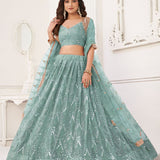 Premium Bridal Net Lehenga