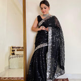 Bollywood Collection  Of Sequance Saree