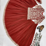 Designer Embroidered Top Lehenga