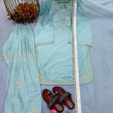 Jinnat Roman Glass Silk Suit