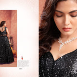 Black Sequnce Premium Bridal Lehenga