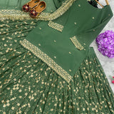 Partywear Embroidered Lehenga Top