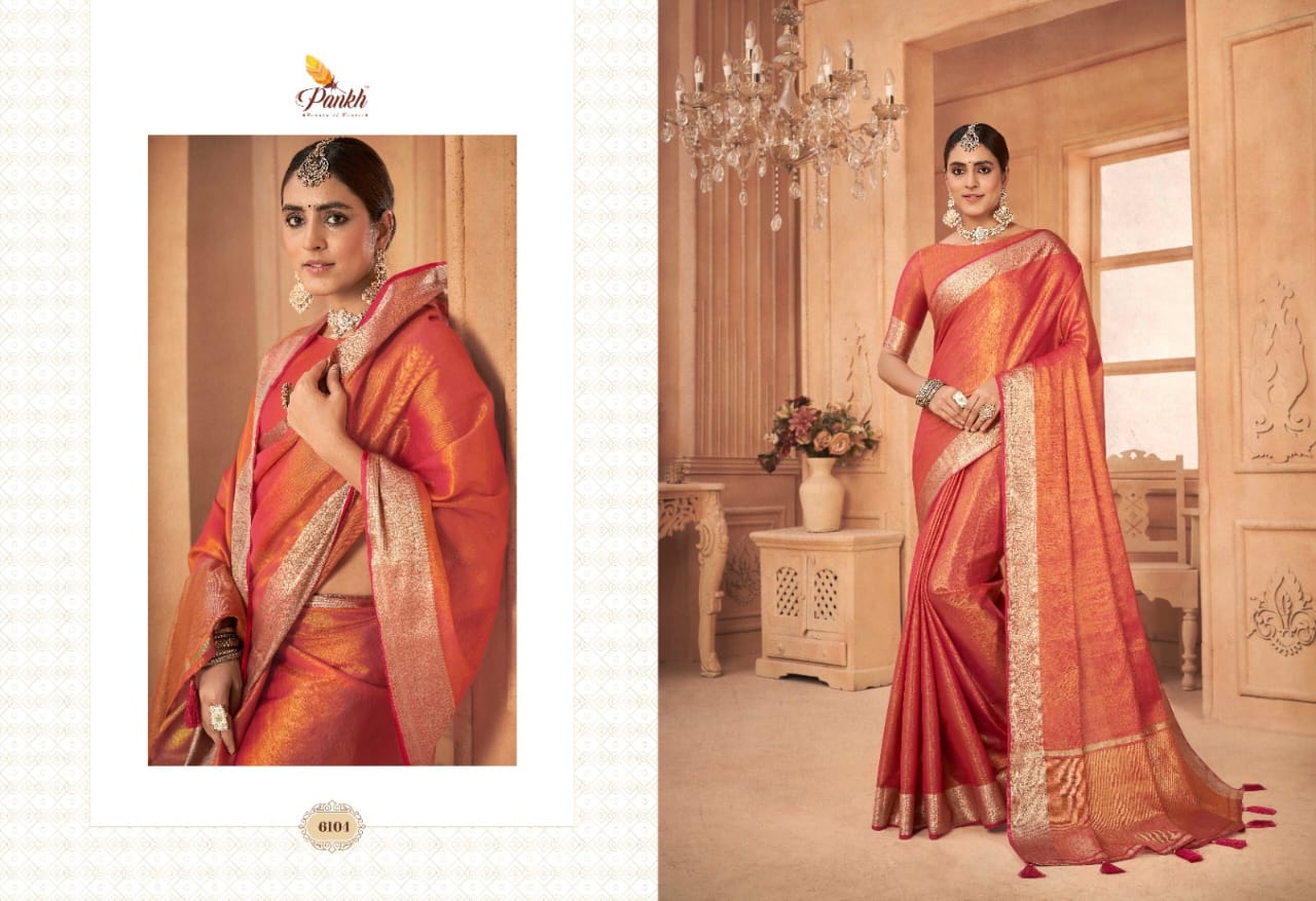 Exclusive tissue silk saree collection