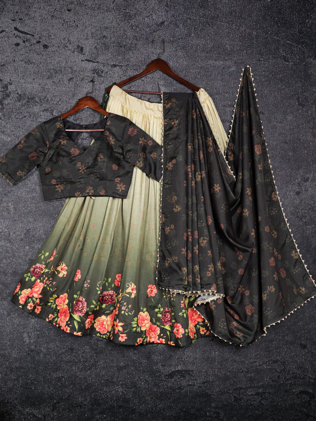 Treditional Kalamkari Print Lehenga