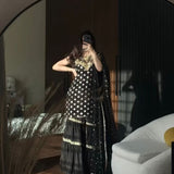 Black Salwar Sharara Collections