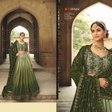 New Exclusive Embroiered Semi Stitched Bridal Lehenga Choli