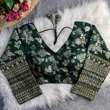 Heavy Dola Silk Saree Blouse