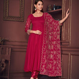 Designer Georgette Straight Suit