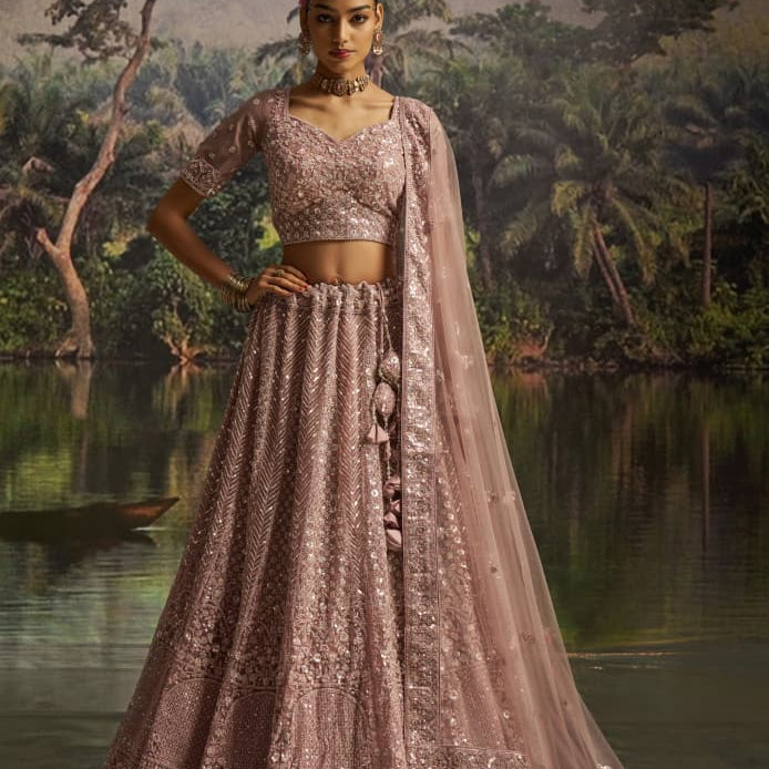 Grand Wedding Embroidered Lehenga Choli