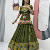 Olive Navartri Special Lehenga Choli