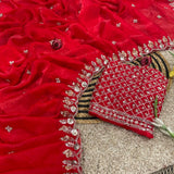 Gaytri Silk Beads Work Saree