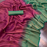 Kubera Pattu Silk Saree Rich Pallu