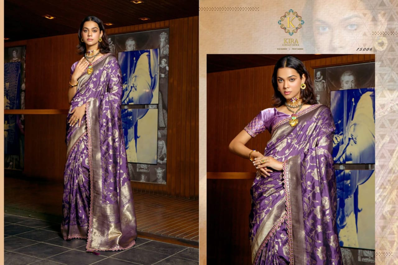 Beautifull Soft Jacquard Silk Saree