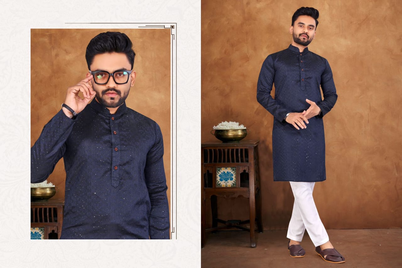 Traditional Silk  Mens kurta