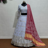 DESIGNER NAVRATRI SPECIAL HEAVY GEORGETTE LEHENGAS