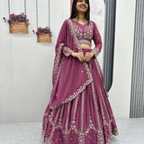 Occasionally Heavy Georgette Lehenga