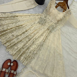 Bridesmaids Silk Embroidered Anarkali Suit