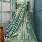 Elevate Blooming Silk Lehenga
