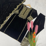 Heavy Pure Viscose Velvet Suit