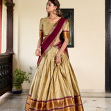 Akshara Paithani Cotton Silk Lehenga