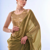 Olive Stylish Fendy Saree Collection