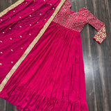 Calssical Blooming Anarkali Gown