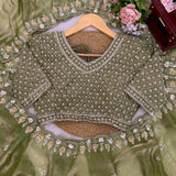 Wedding Special BeadWork Saree