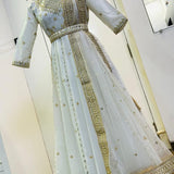 White Wedding Anarkali Outfit