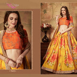 Heavy Premium Flower Print Lehenga