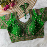 Beautiful Wedding Peacock Blouse