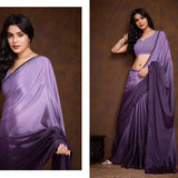 Crafted Chinon Shaded Colored Saree