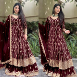 Đěsigner Party Wear Look Fancy Style Top,Lehenga and Dupatta