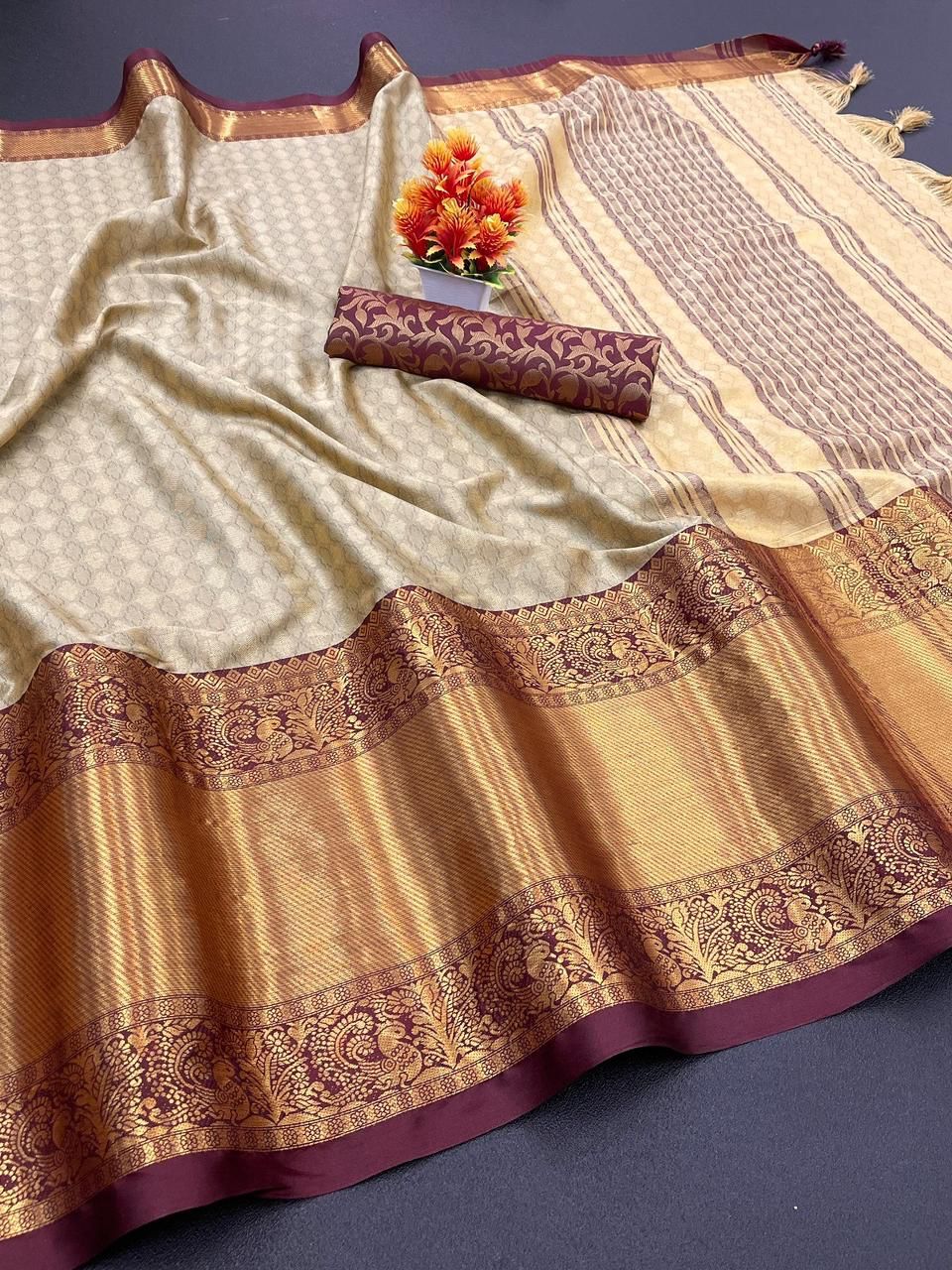 COTTON SILK SAREE