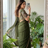 Rangoli Sequence Embroidered Saree