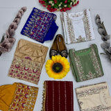 Attractive Silk Embroidered Pakistani Suit