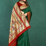 Elegance Pithani Soft SIlk Saree